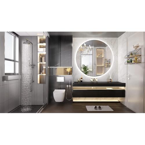 Oglinda de perete cu LED-uri HZJ - 50 cm