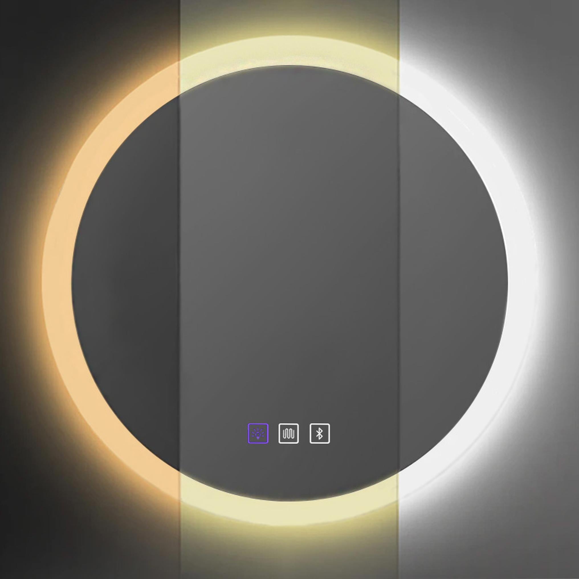 Oglinda de perete cu LED-uri FFJ - 60 cm