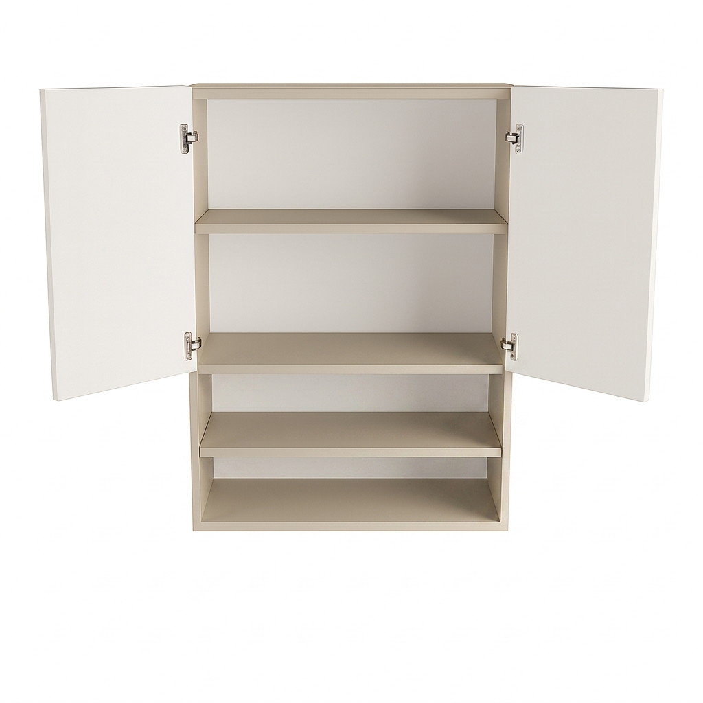 Dulap de perete deasupra toaletei 60 cm suspendat, fronturi netede Orio - Casmir