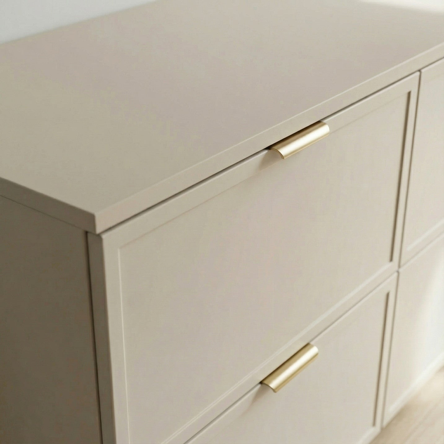 Dulap pentru lavoar 60 cm, 2 sertare, fronturi cu rama decorativa Roma - Casmir