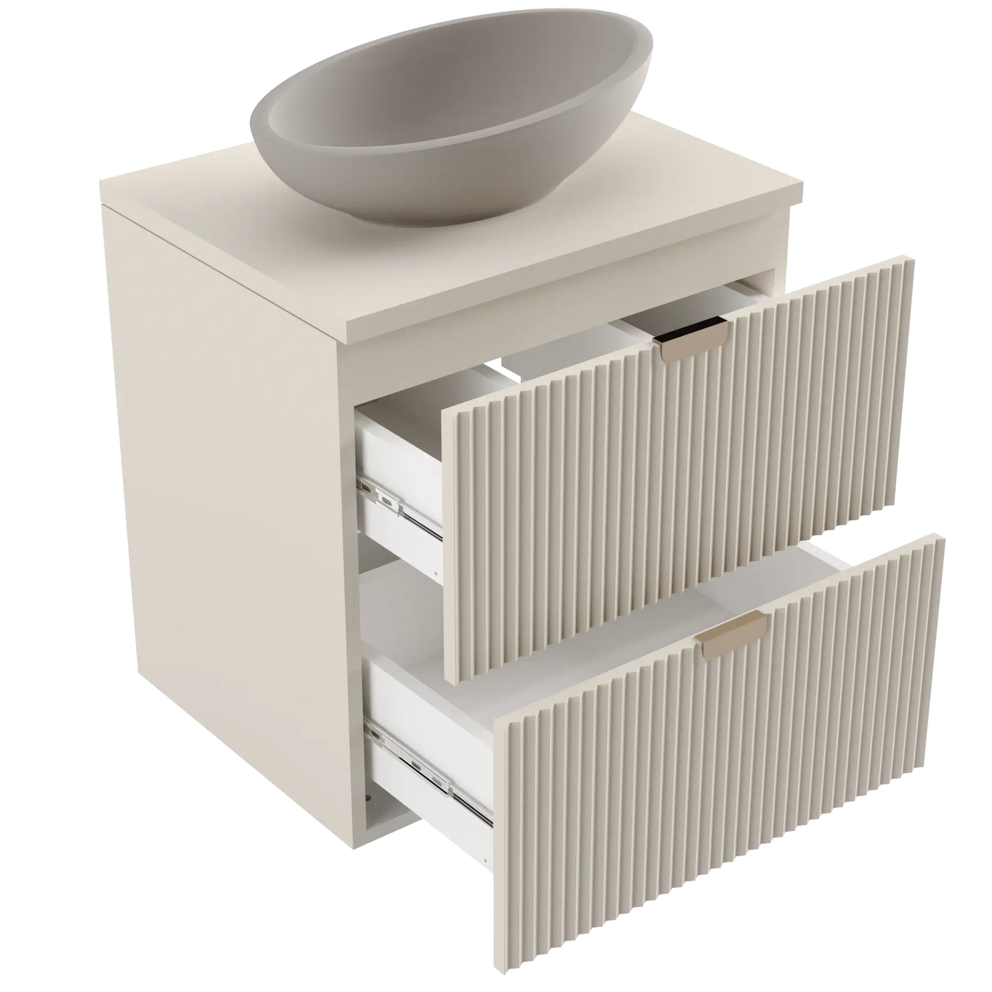 Dulap pentru lavoar 140 cm cu raft Willy - Casmir, Nuc raft