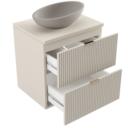 Dulap pentru lavoar 140 cm cu raft Willy - Casmir, Nuc raft