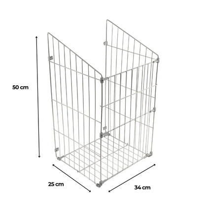 Dulap pentru lavoar 100 cm, cu cos de rufe, fronturi netede Orio - Casmir/Stejar artizanal