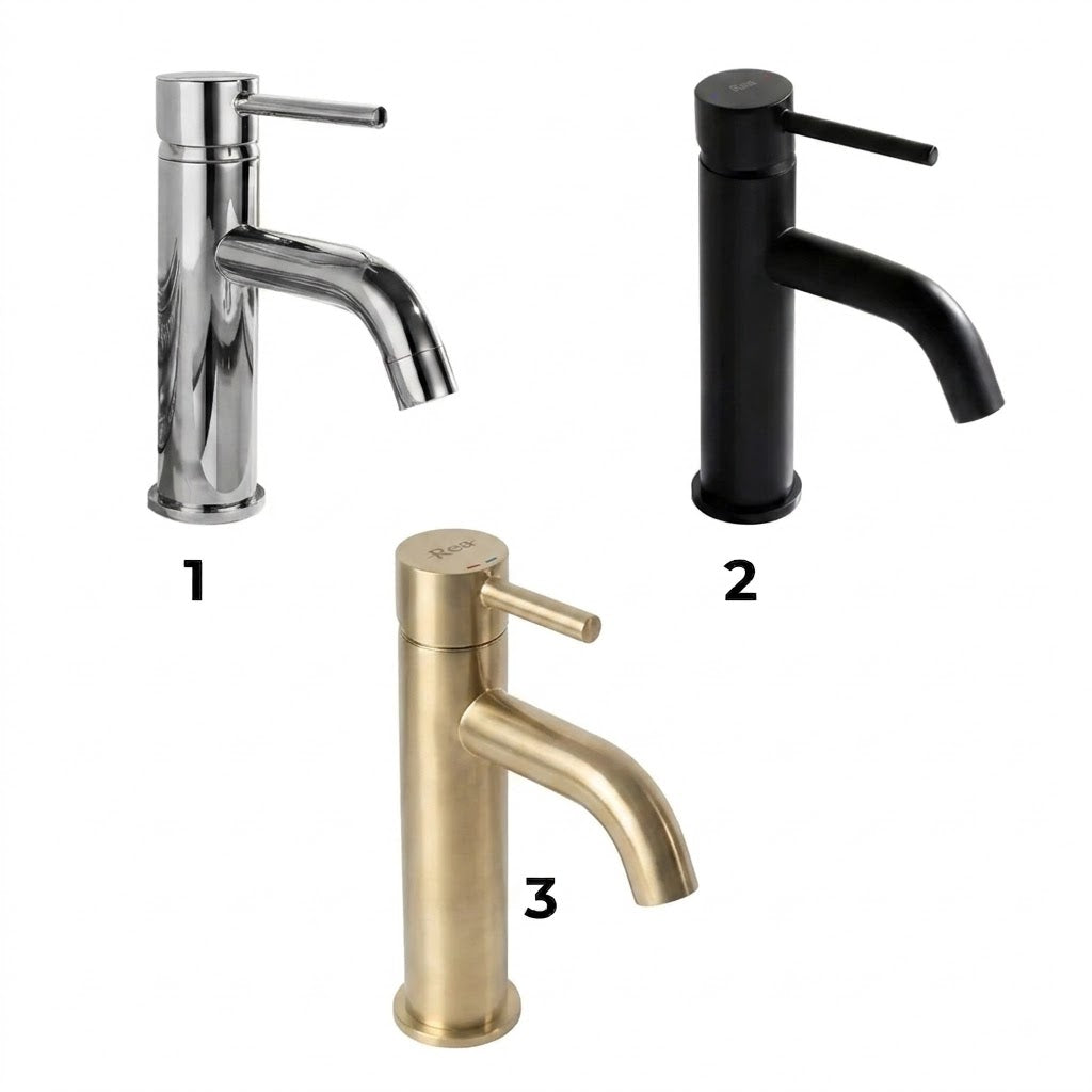 Set de mobilier: Dulap pentru lavoar cu raft 140 cm, 4 sertare Willy - Alb/Nuc top