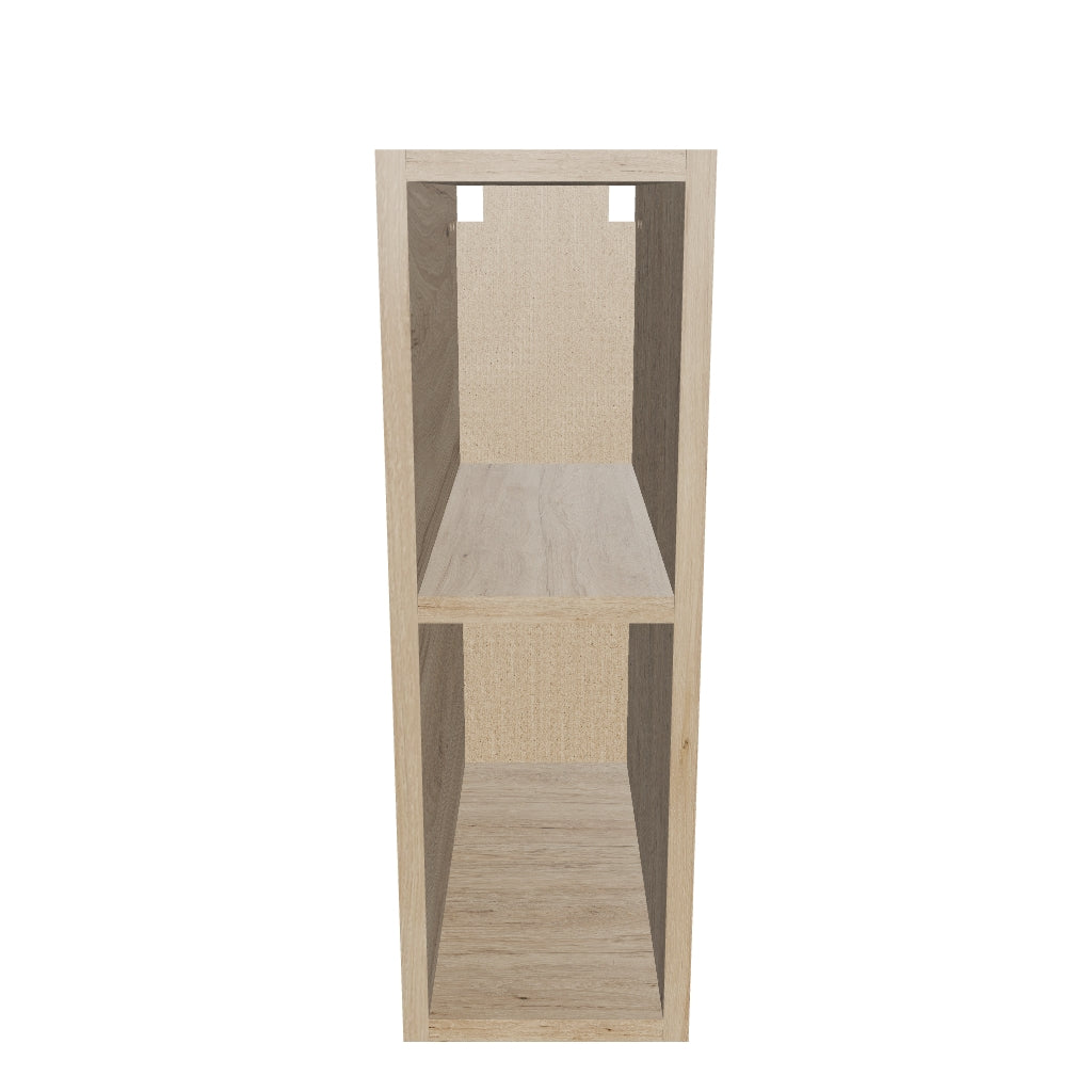 Raft îngust 20 cm, cu 1 polita - Nuc