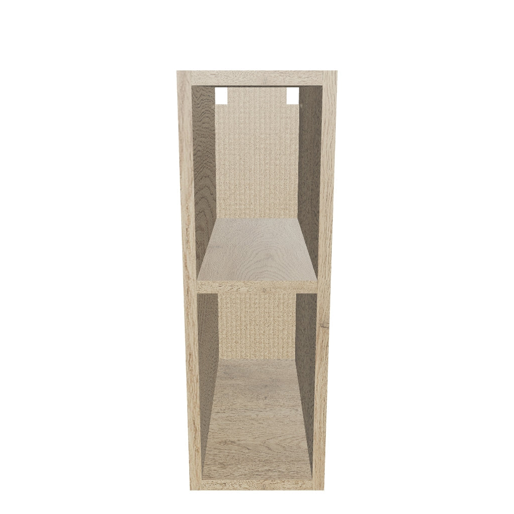 Raft îngust 20 cm, cu 1 polita - Stejar Cremona