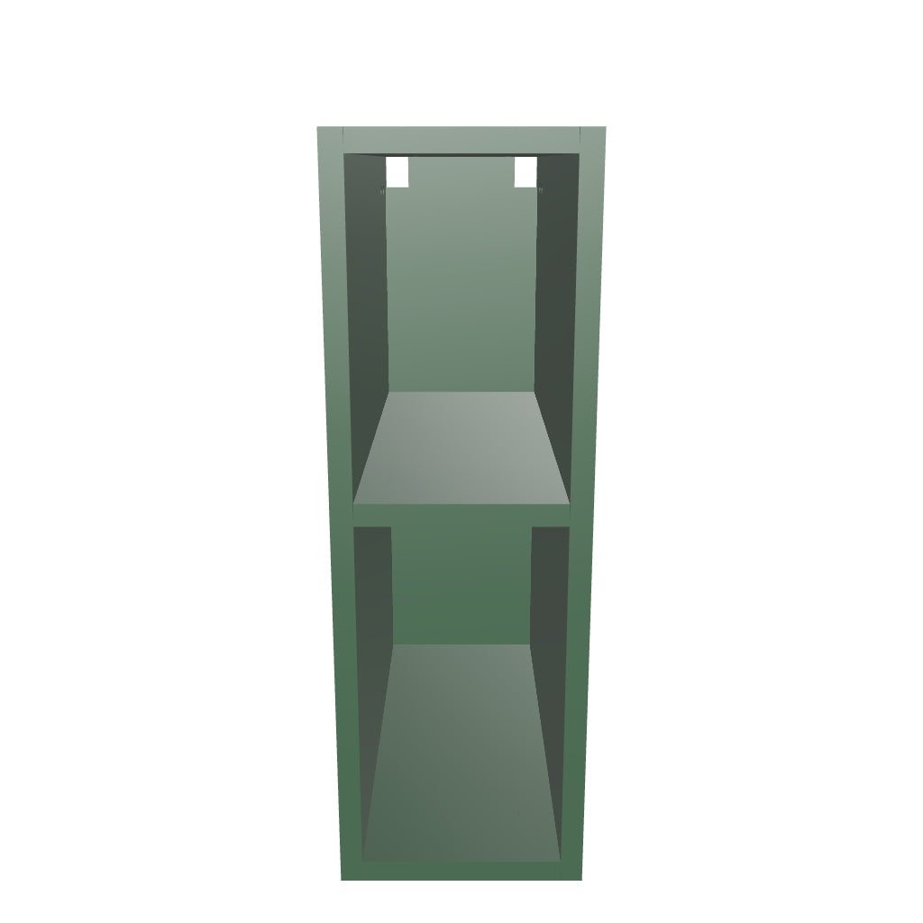 Raft îngust 20 cm, cu 1 polita - Verde