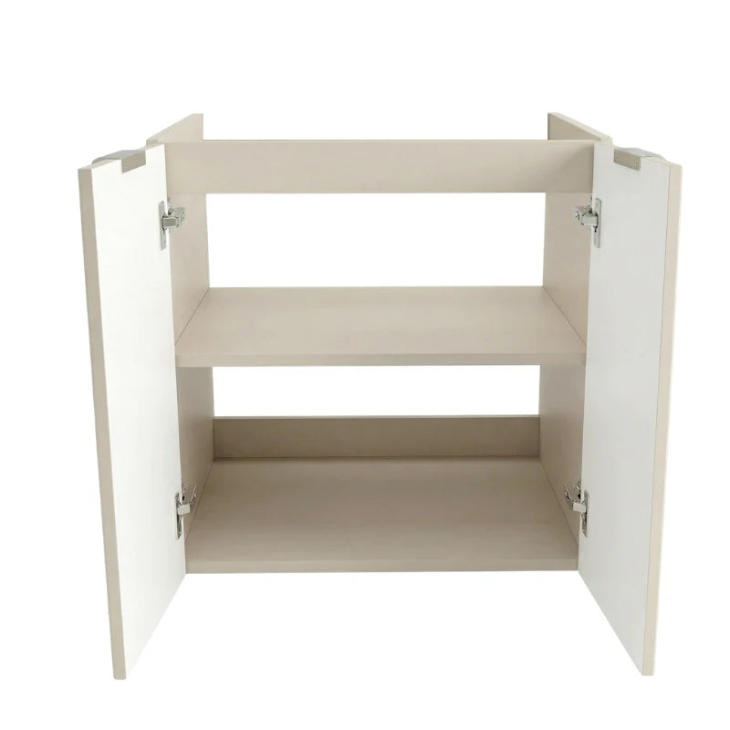 Dulap pentru lavoar 60 cm cu 2 usi, fronturi netede, fara blat Orio - Casmir