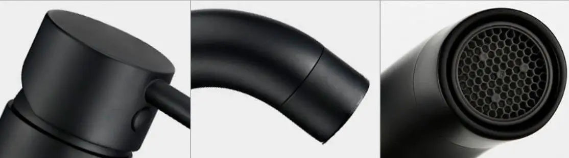 Baterie joasă pentru chiuvetă Lungo - Negru