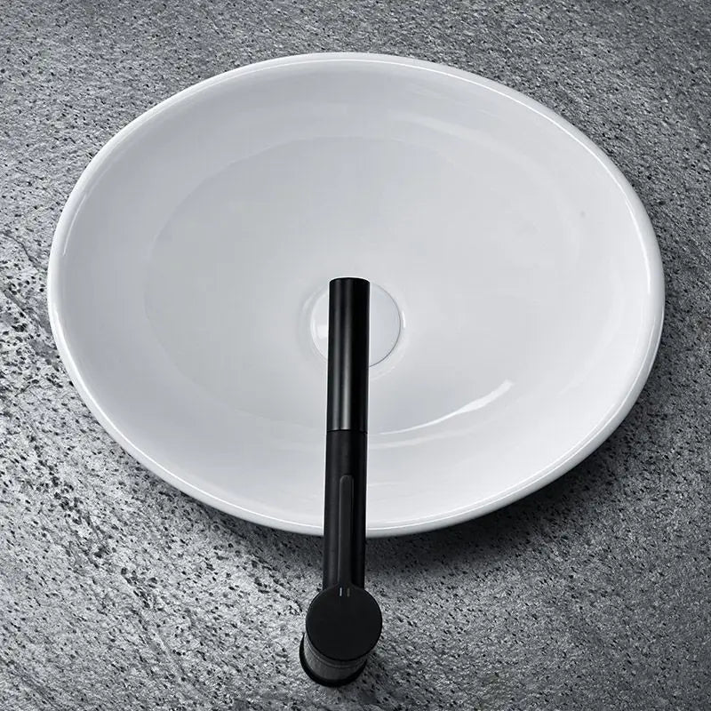 Chiuvetă de blat Sofia 40 cm - Alb Ceramică