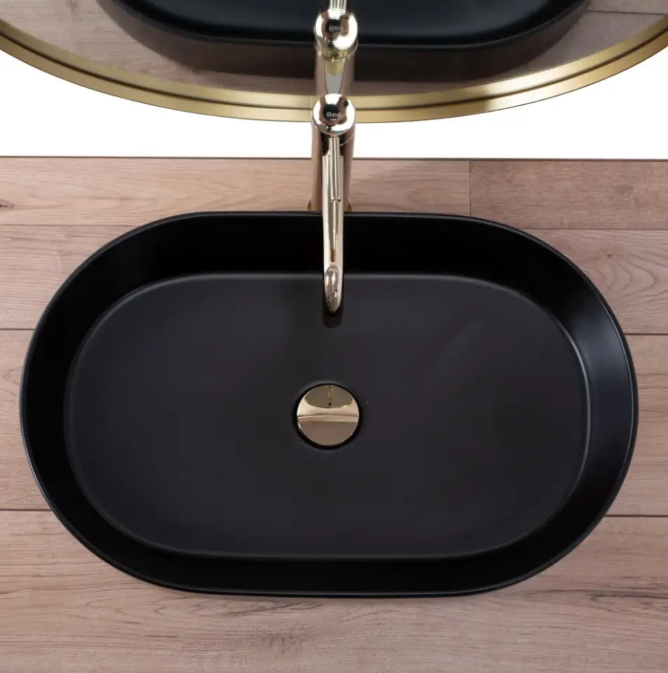 Chiuvetă Nadia 60 cm - Negru mat