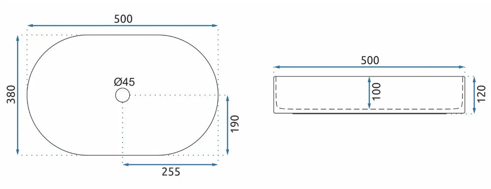 Set de mobilier: Dulap pentru lavoar cu cos de rufe 100 cm și Dulap înalt pentru baie 120 cm Willy - Verde/Nuc top