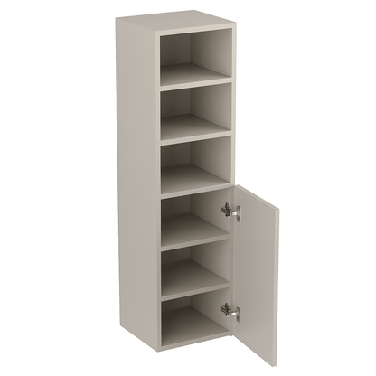 Dulap înalt pentru baie 120 cm, 1 ușă, semi-deschisă Beti - Casmir