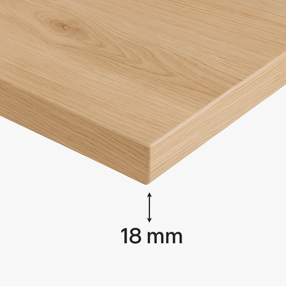 Blat de baie 90 cm, sub dulapul pentru chiuvetă - Nuc