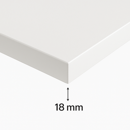 Blat de baie 140 cm, sub dulapul pentru chiuvetă - Alb
